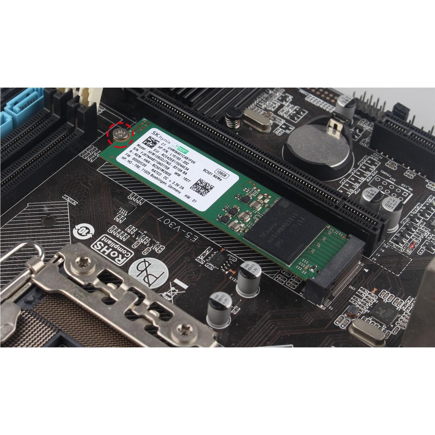 Kit de Tornillos M.2 SSD ZDE 30PCS con Destornillador