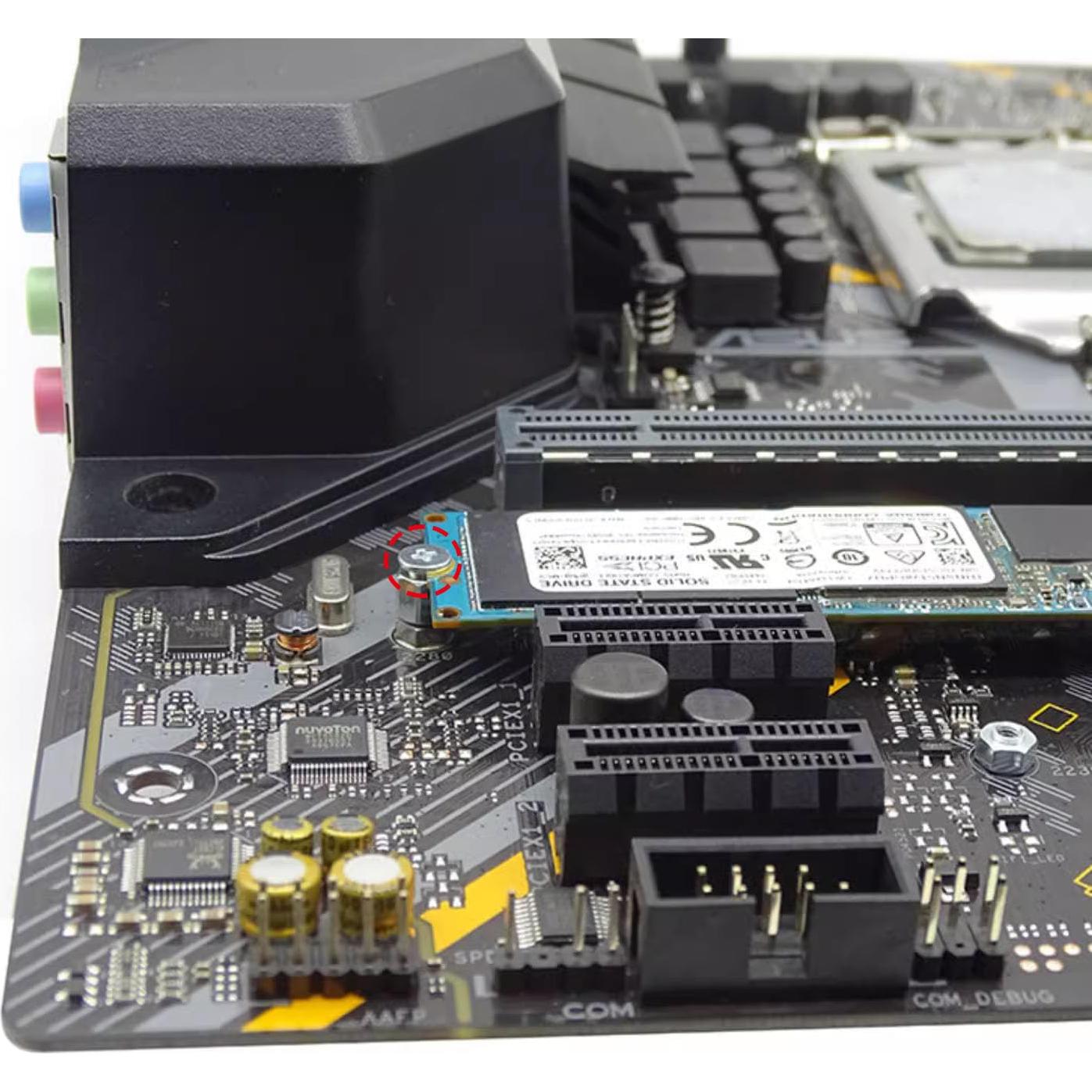 Kit de Tornillos M.2 SSD ZDE 30PCS con Destornillador