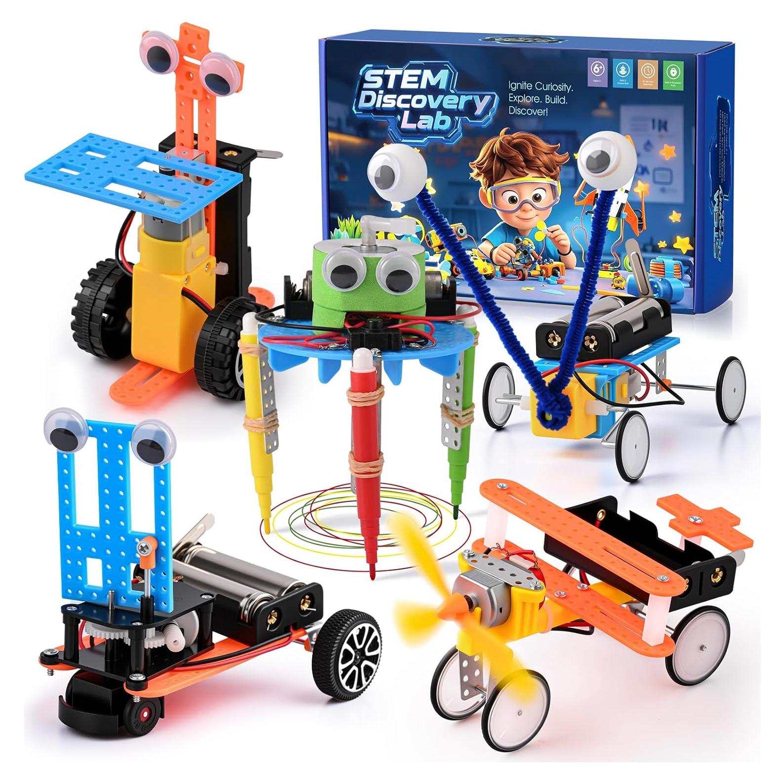Kit STEM de Ciencia Gesboole para Niños 6-13 Años - 5 Robots