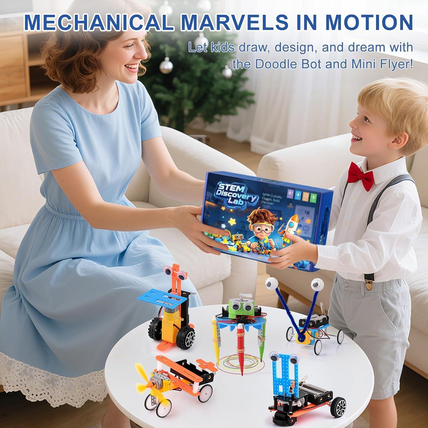 Kit STEM de Ciencia Gesboole para Niños 6-13 Años - 5 Robots