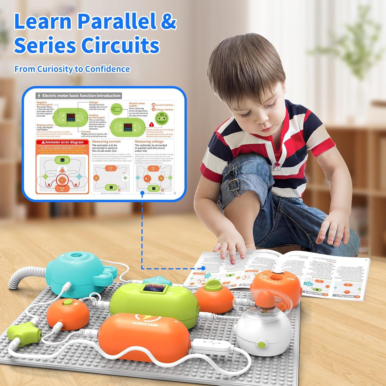 Kit de Circuitos Electrónicos RISUNTOY 31 Piezas 300+ Proyectos