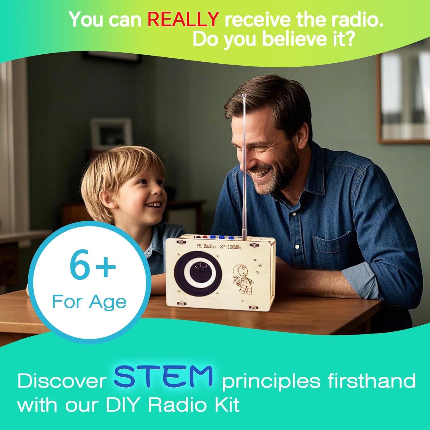 Kit de Radio DIY MAGIXUN para Niños 8-16 Años - STEM