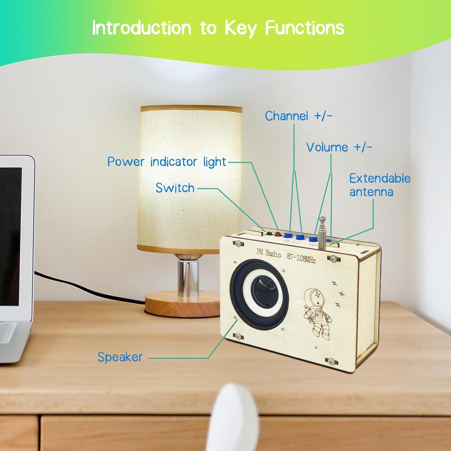 Kit de Radio DIY MAGIXUN para Niños 8-16 Años - STEM