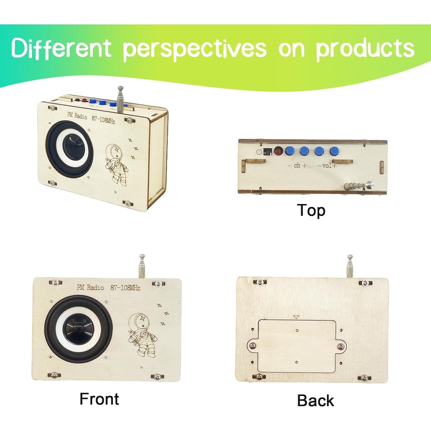 Kit de Radio DIY MAGIXUN para Niños 8-16 Años - STEM