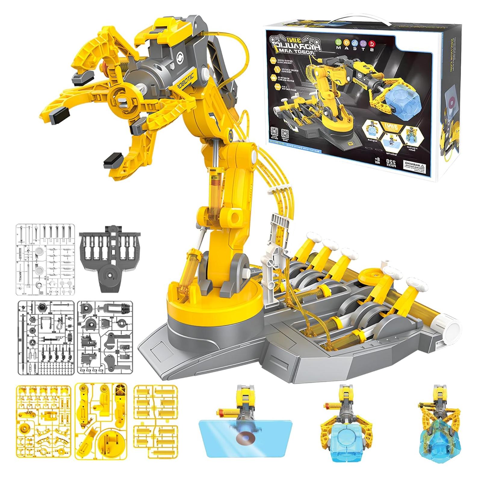 Brazo Robótico Hidráulico SMIESSKIDDO 3 en 1 - 220 Piezas STEM