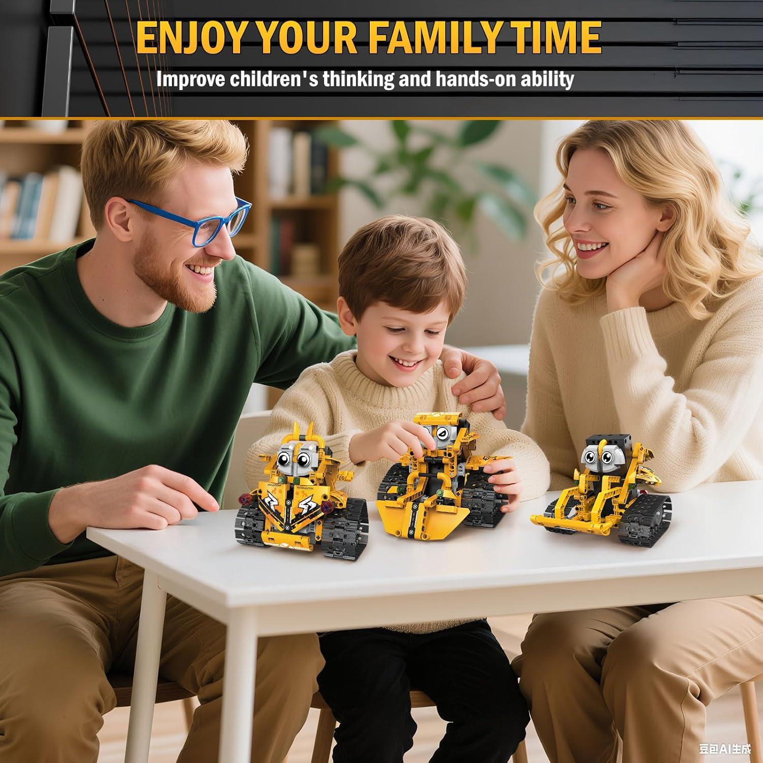 Kit de Construcción de Robots STEM 5 en 1 Shantou 269 Piezas