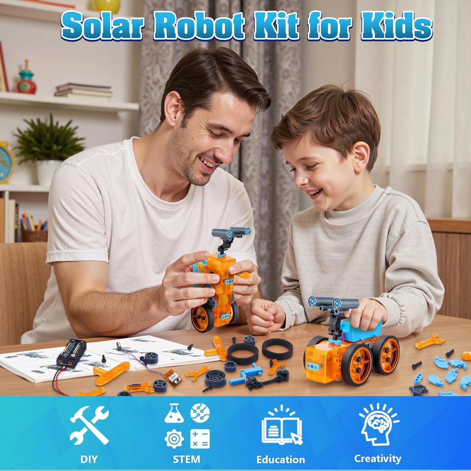 Kit de Robot Solar 25-en-1 Dioju - Juguete STEM para Niños 8+