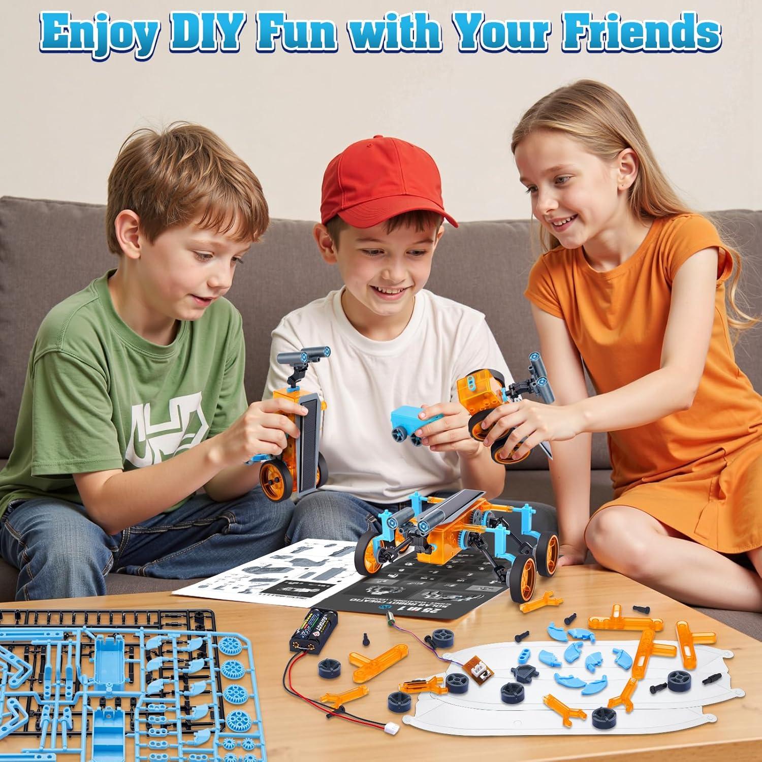 Kit de Robot Solar 25-en-1 Dioju - Juguete STEM para Niños 8+