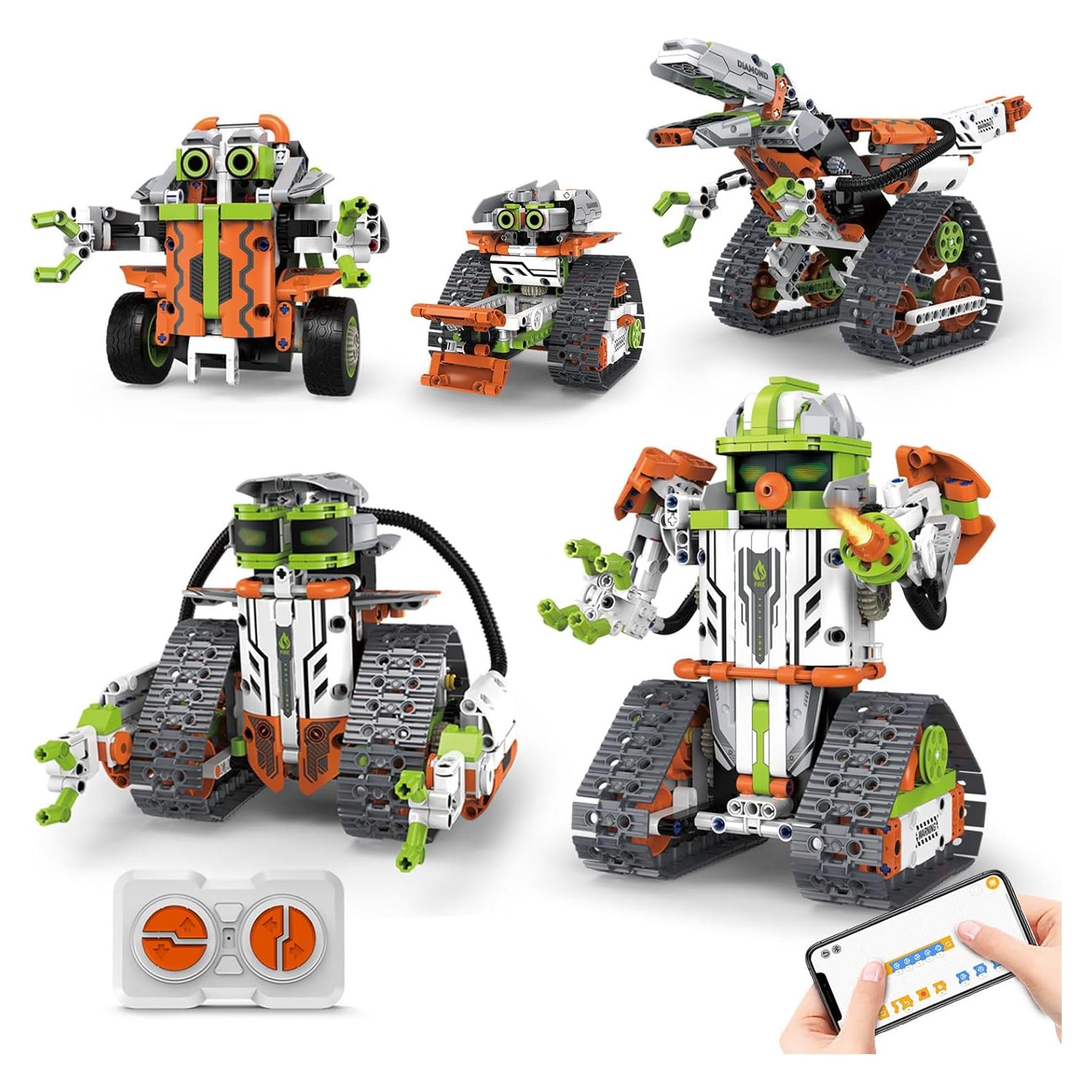 Kit de Construcción de Robots STEM Shantou 5 en 1 para Niños