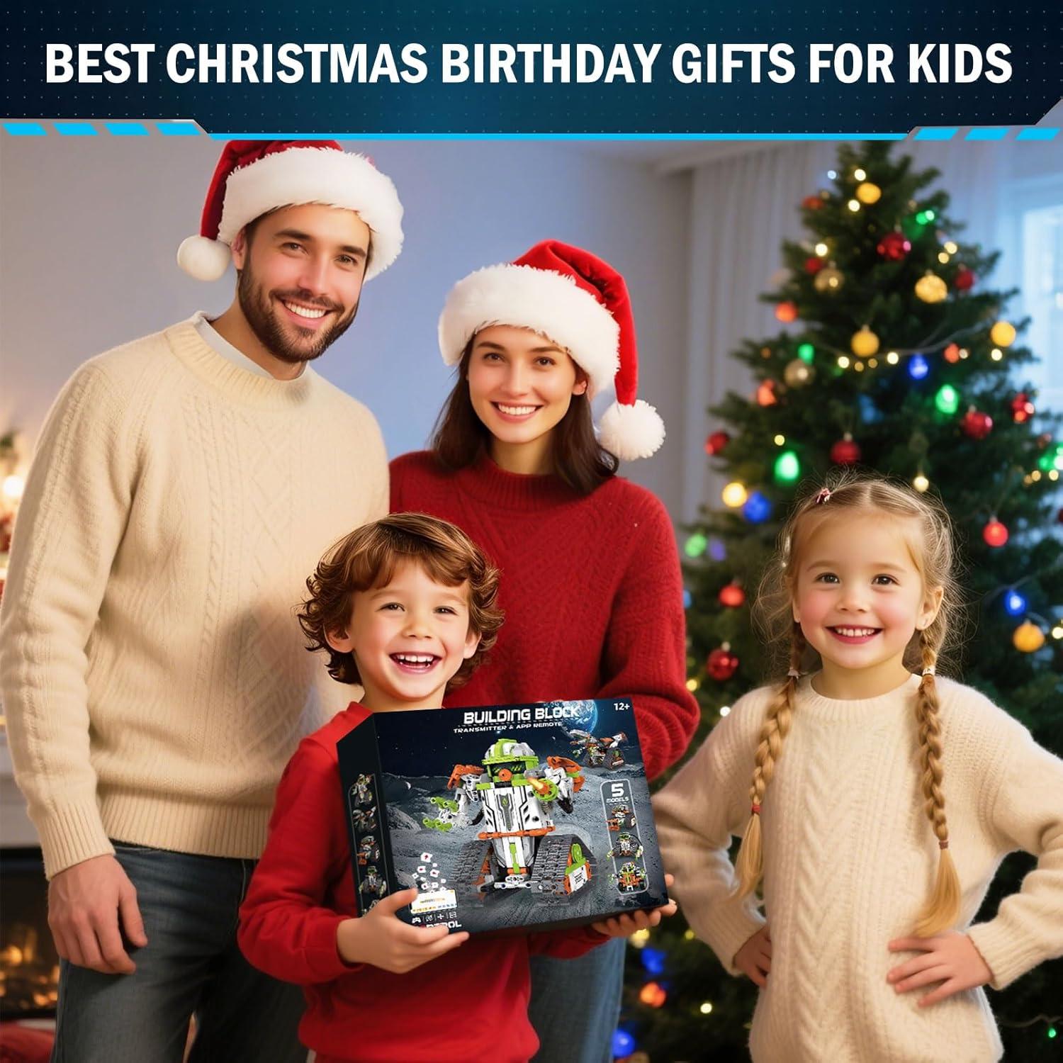 Kit de Construcción de Robots STEM Shantou 5 en 1 para Niños