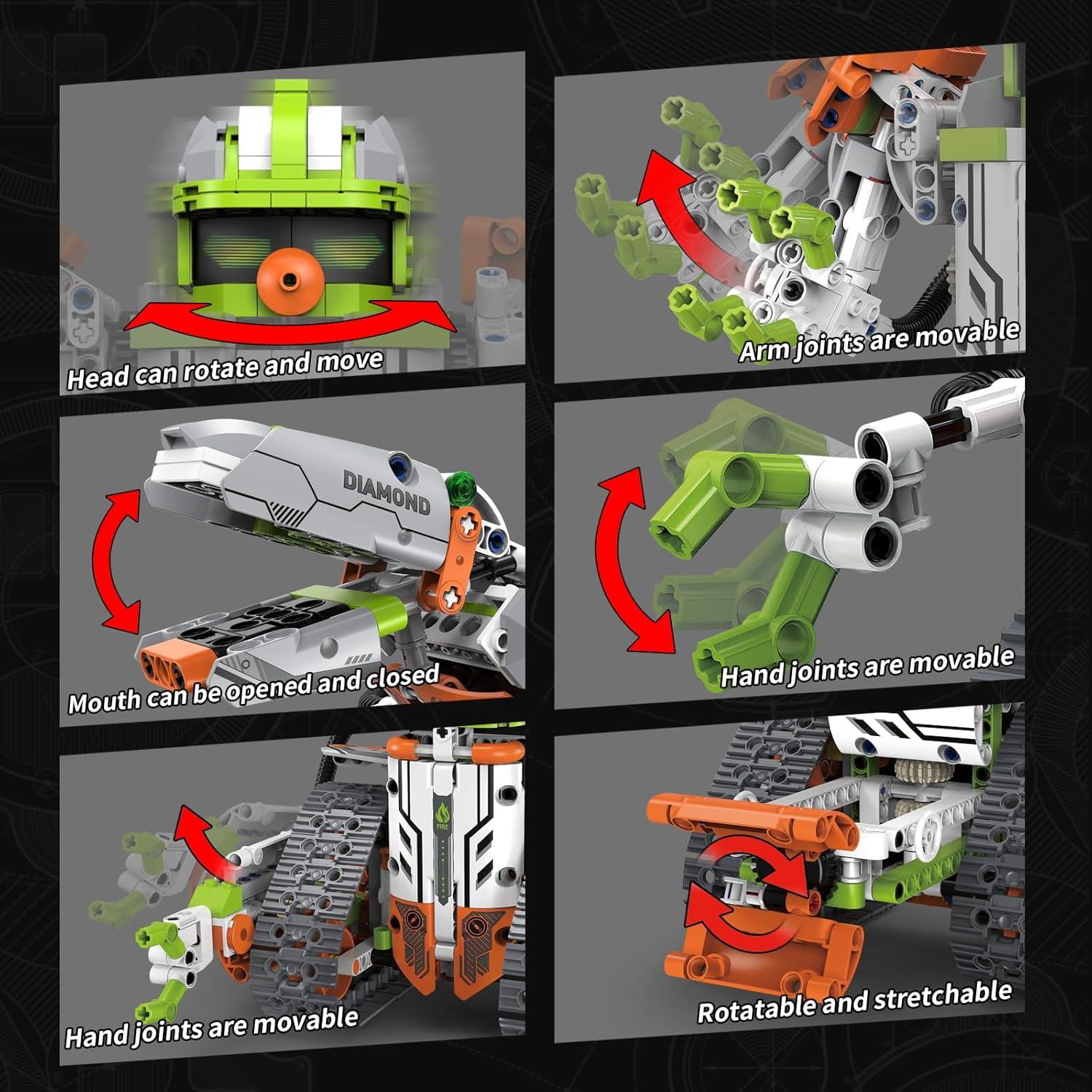 Kit de Construcción de Robots STEM Shantou 5 en 1 para Niños