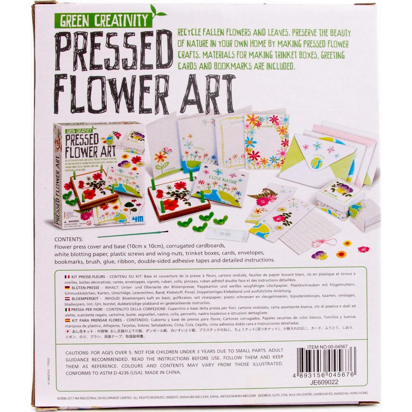 Kit de Arte con Flores Presionadas Toysmith - Manualidades DIY 5+