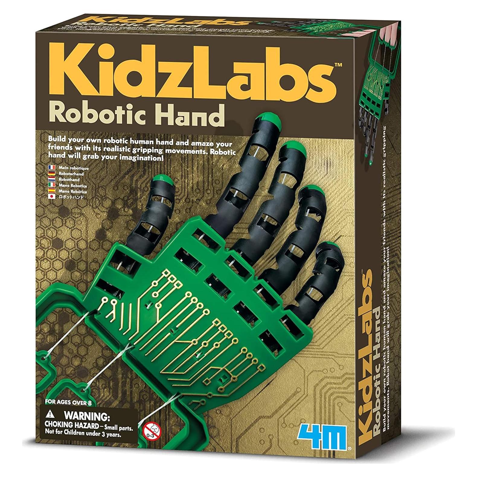 Kit de Mano Robótica 4M Kidzlabs - Para Niños 8 Años en Adelante