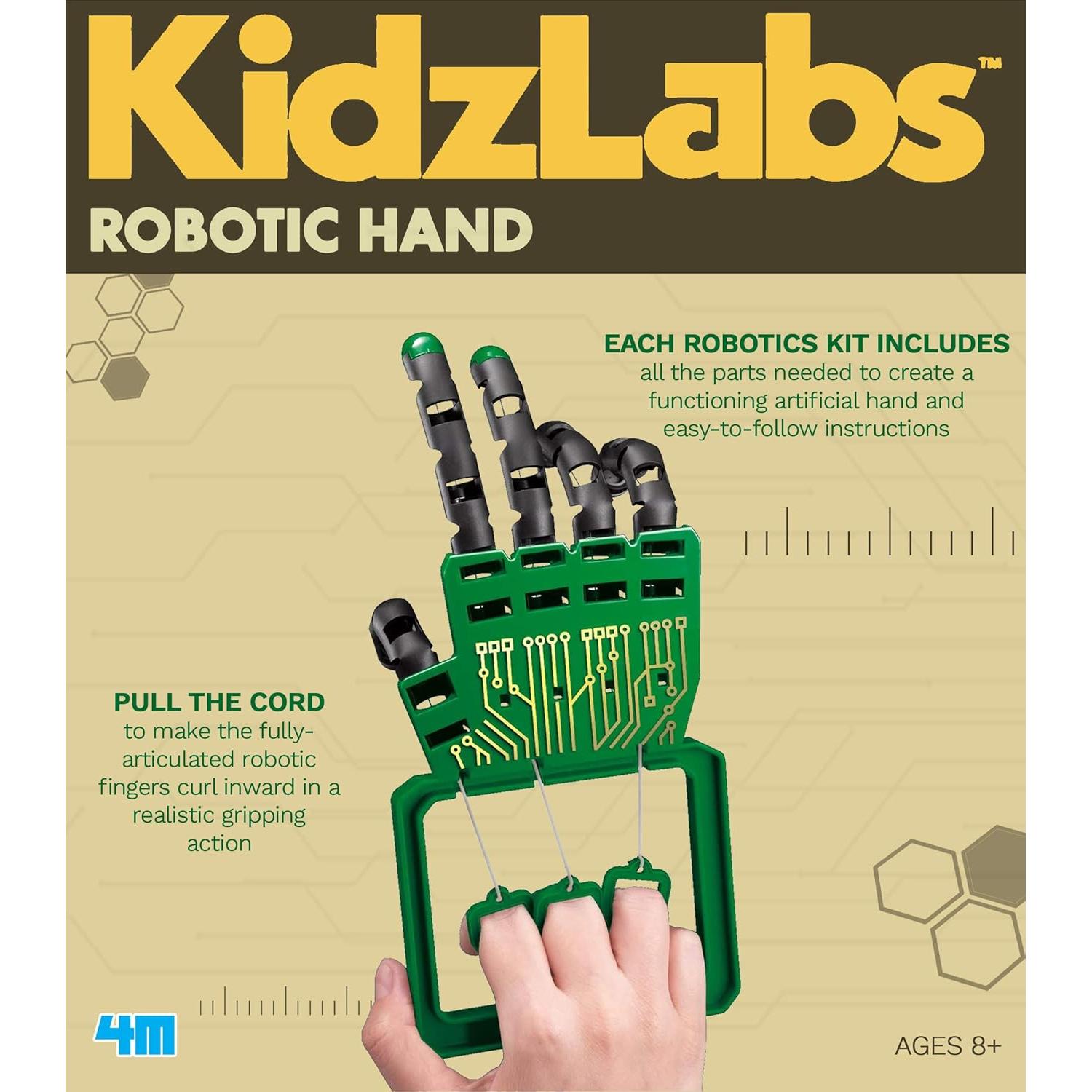 Kit de Mano Robótica 4M Kidzlabs - Para Niños 8 Años en Adelante