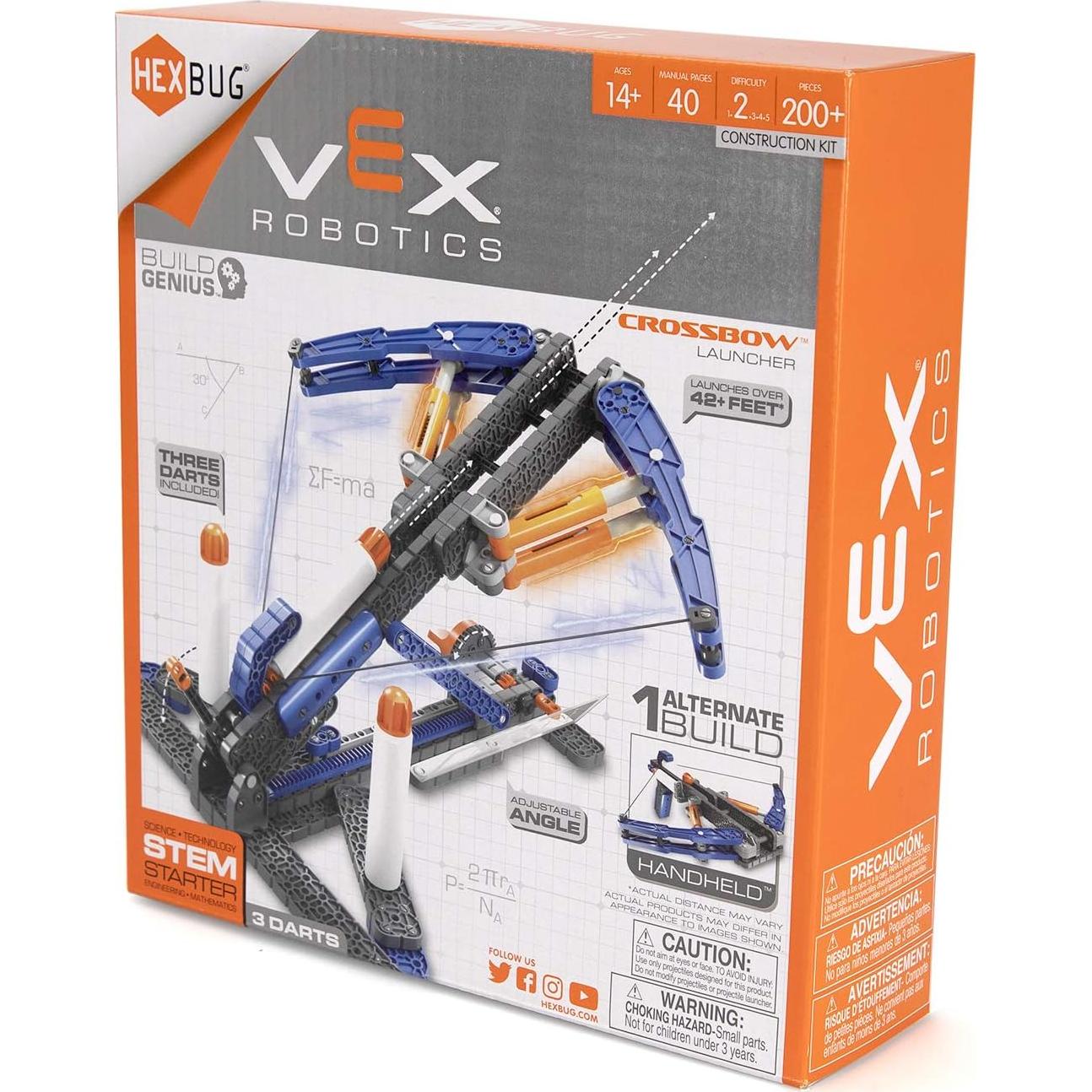 Ballesta HEXBUG VEX Robotics 2.0 - Juguete STEM 200 Piezas