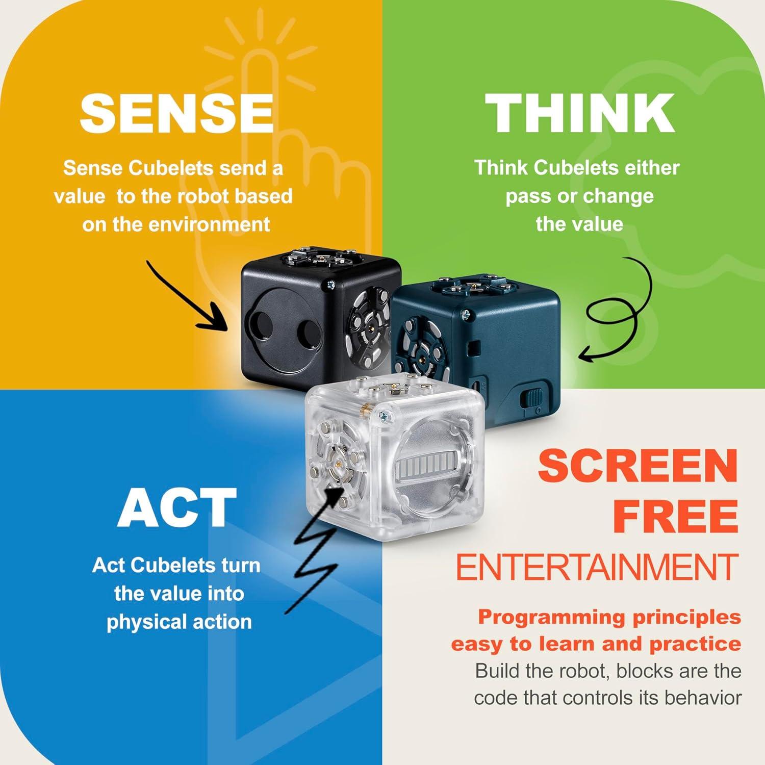 Kit de Robótica Modular Cubelets Robótica Modular 19 Bloques 4+