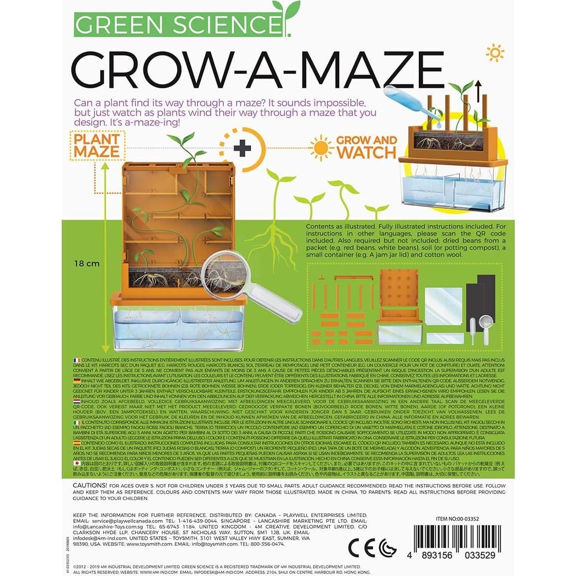 Kit Laberinto de Plantas 4M Green Science 12.7x10.16cm