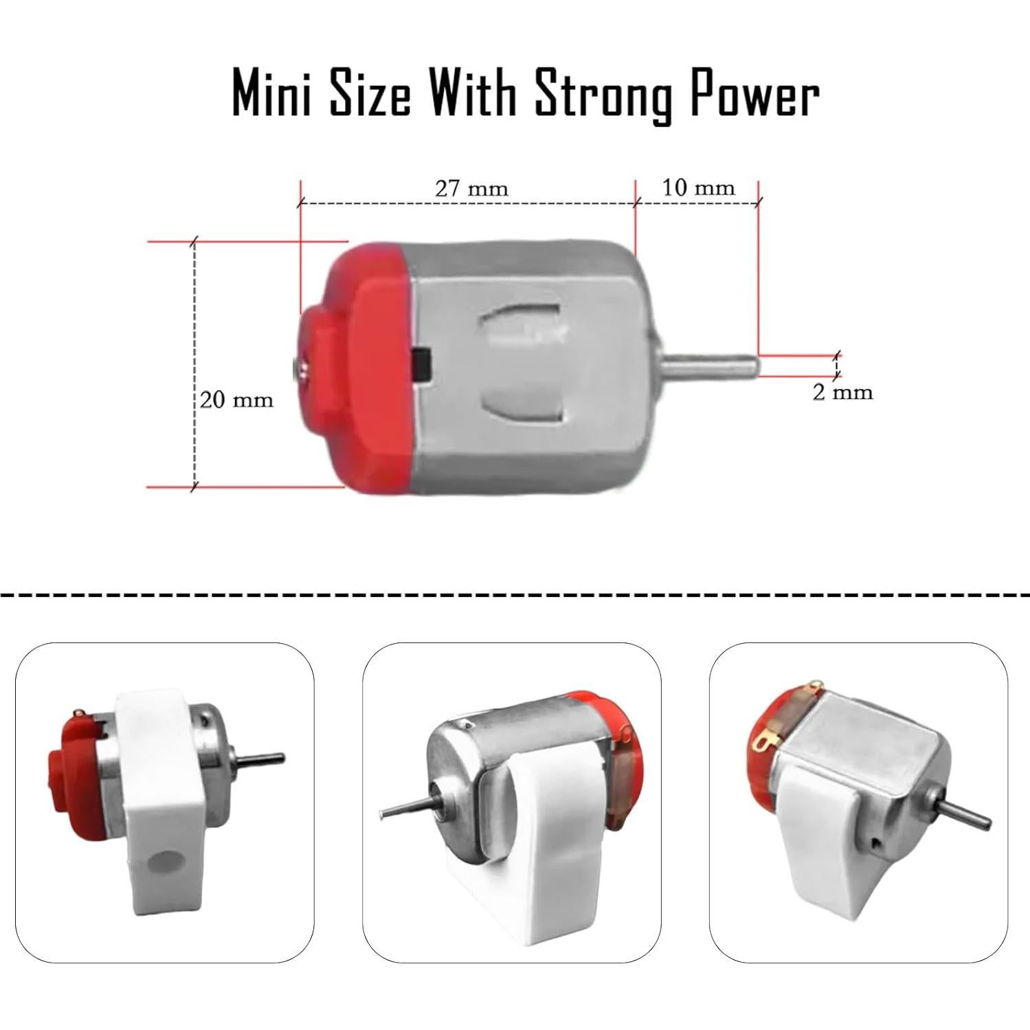 Kit de Motor DC Eléctrico Andgiv 131 Piezas STEM Proyectos