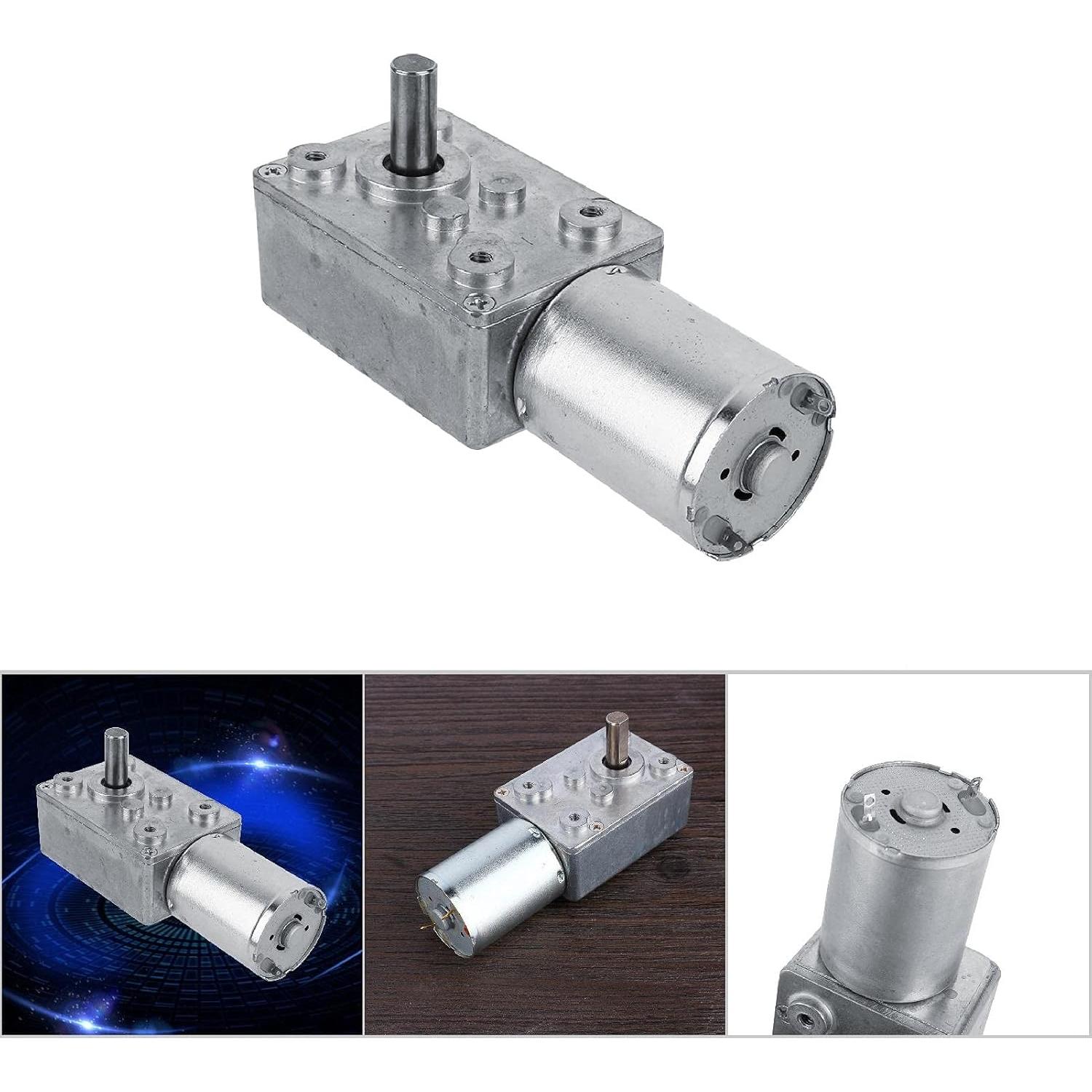 Motor de Engranaje de Gusano Joyzan DC 12V 10KG.CM 62RPM