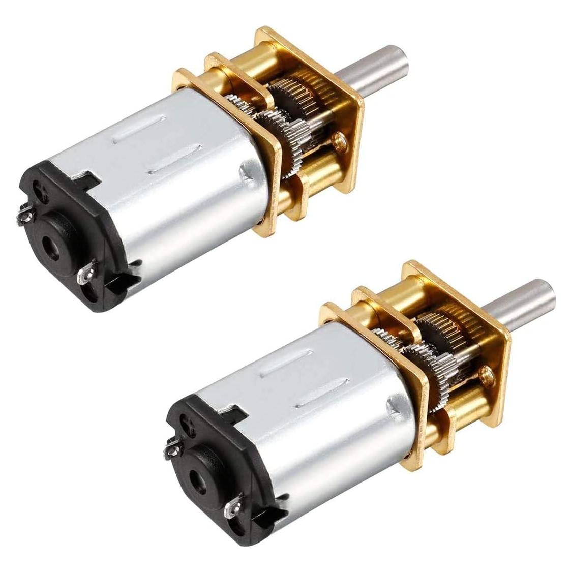Motor de Reducción de Velocidad Eilumduo 12V 30RPM Mini N20