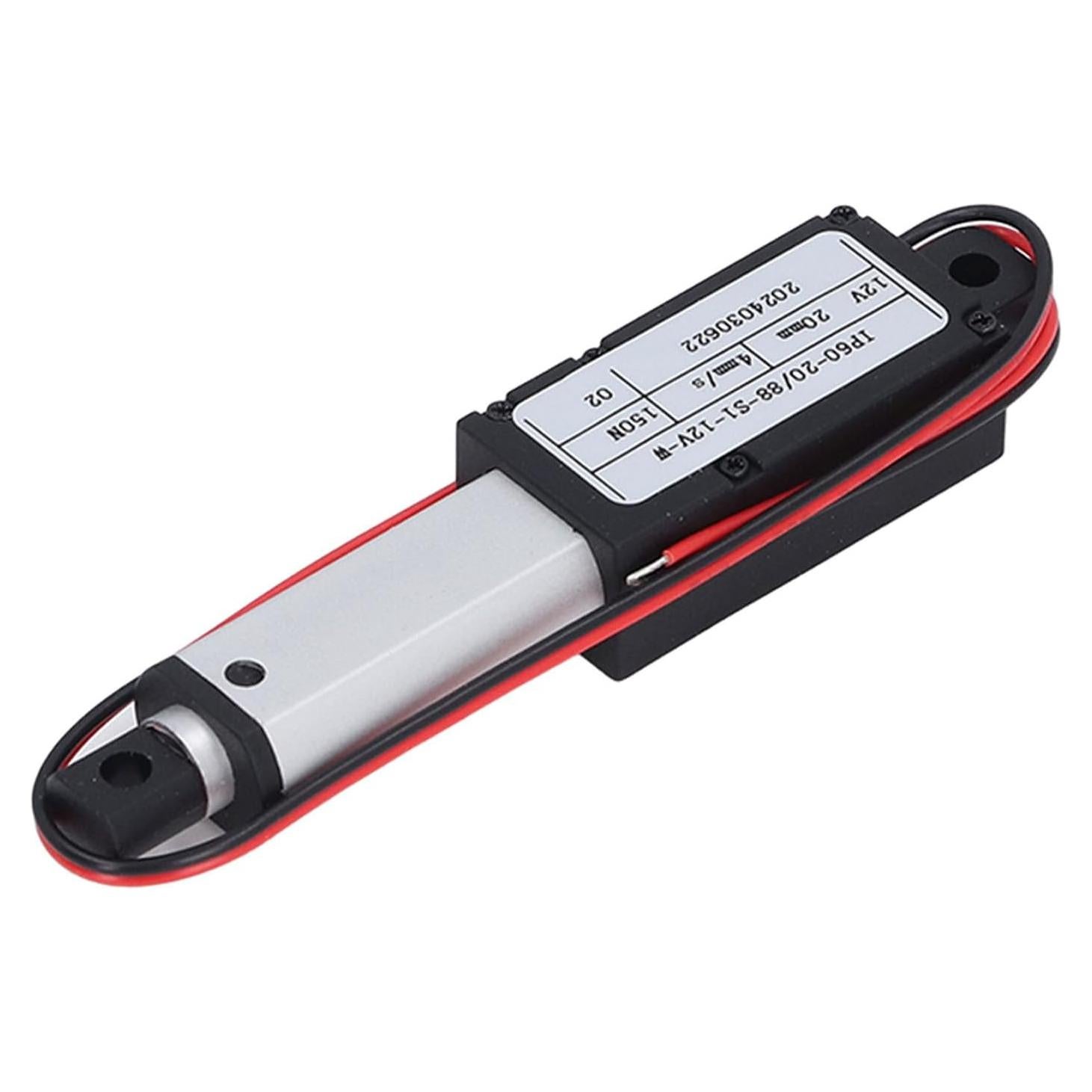 Actuador Eléctrico Lineal 12V Eujgoov 20mm 150N Compacto