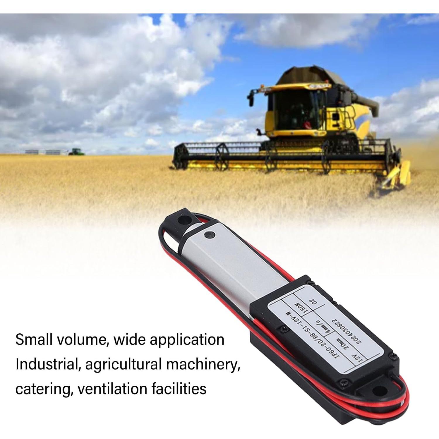 Actuador Eléctrico Lineal 12V Eujgoov 20mm 150N Compacto