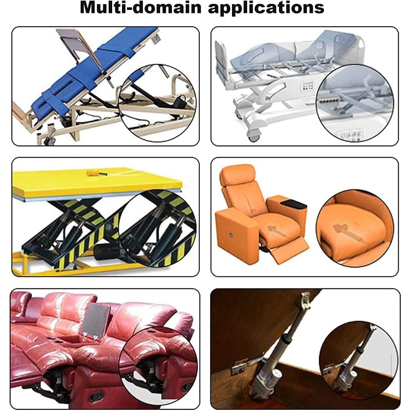 Actuador Eléctrico Lineal 12V Eujgoov 20mm 150N Compacto