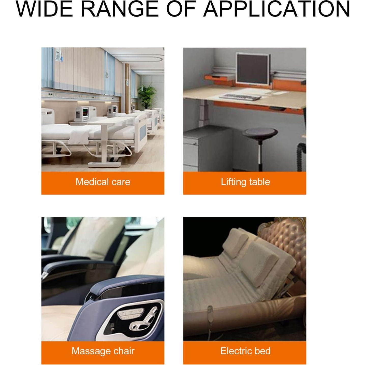 Actuador Eléctrico Lineal 12V Eujgoov 20mm 150N Compacto