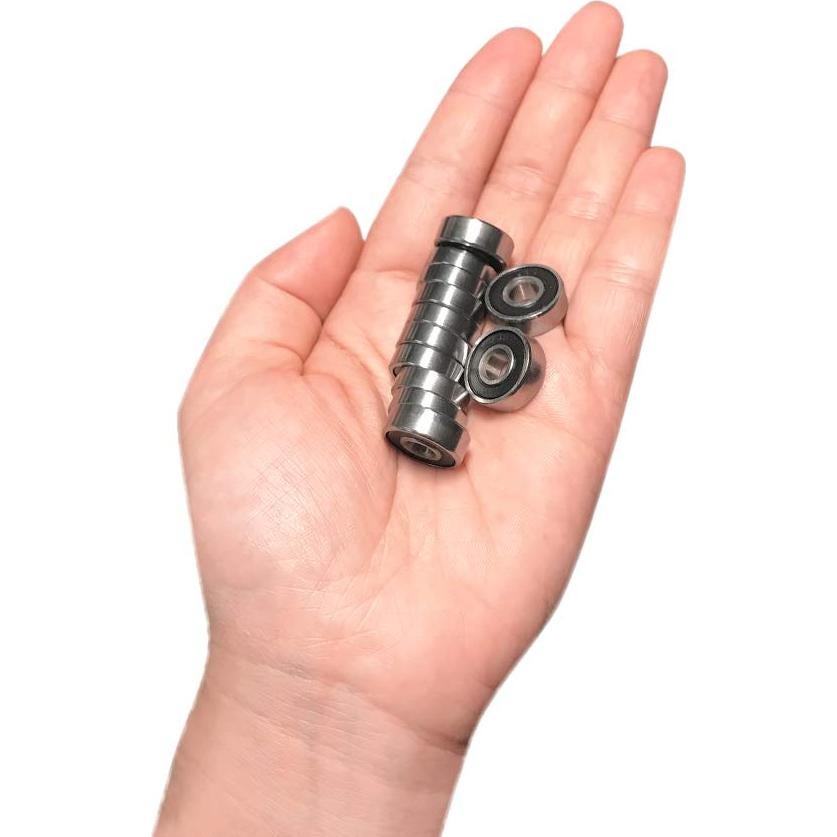 Rodamientos de Bolas SHKIBY 606-2RS Paquete de 12 6x17x6mm