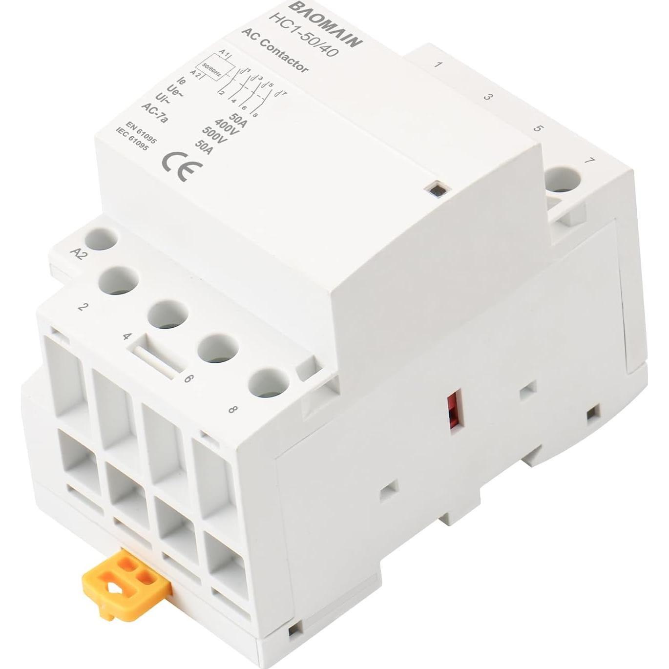 Contactor Baomain 24V AC 50A 4 Polos Normalmente Abierto