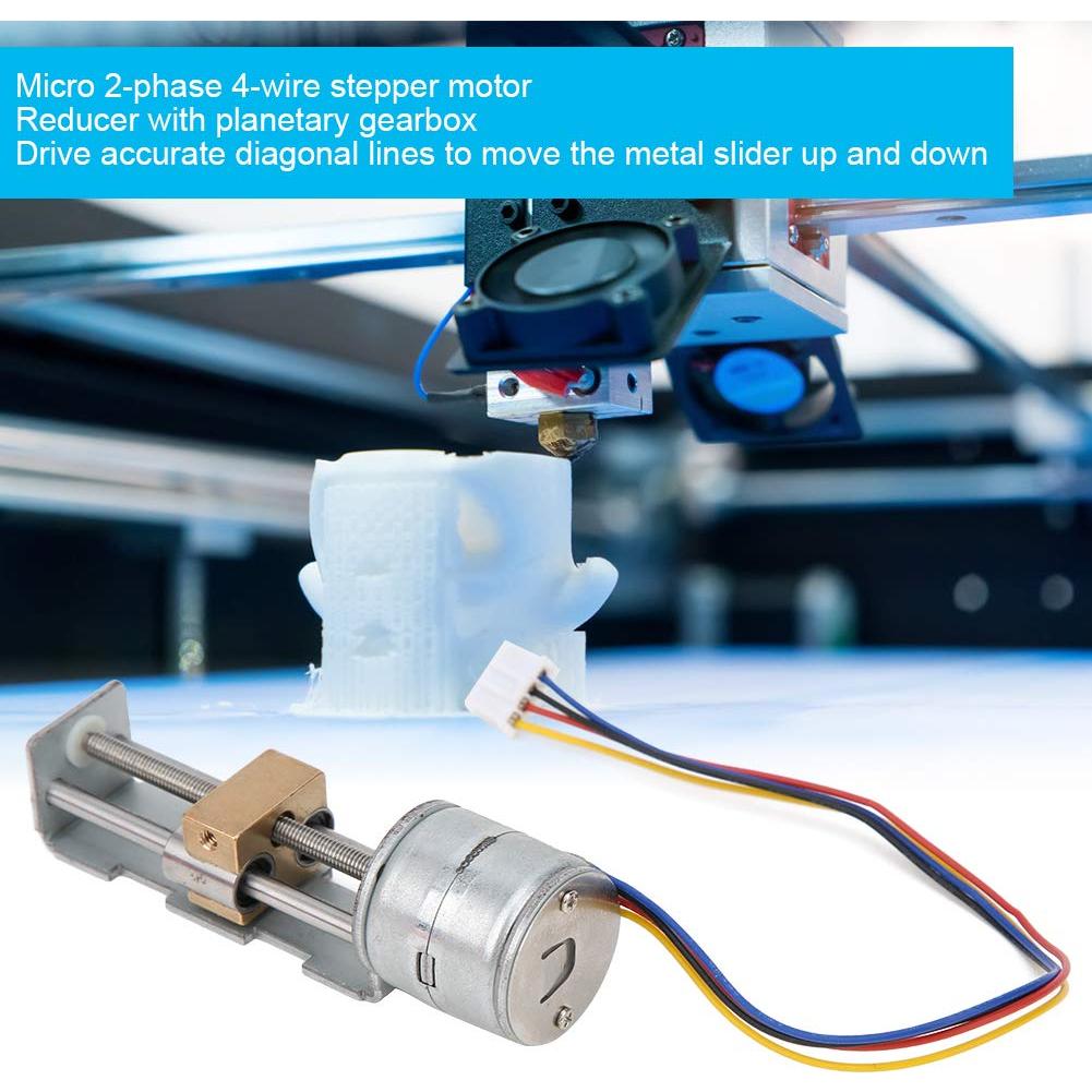 Mini Actuador Lineal Dilwe Motor Paso a Paso 5-9V