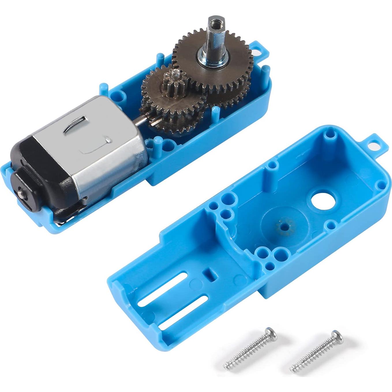 6 Motores de Engranaje TT DORHEA 3V-6V Metal 1:90 para Robots