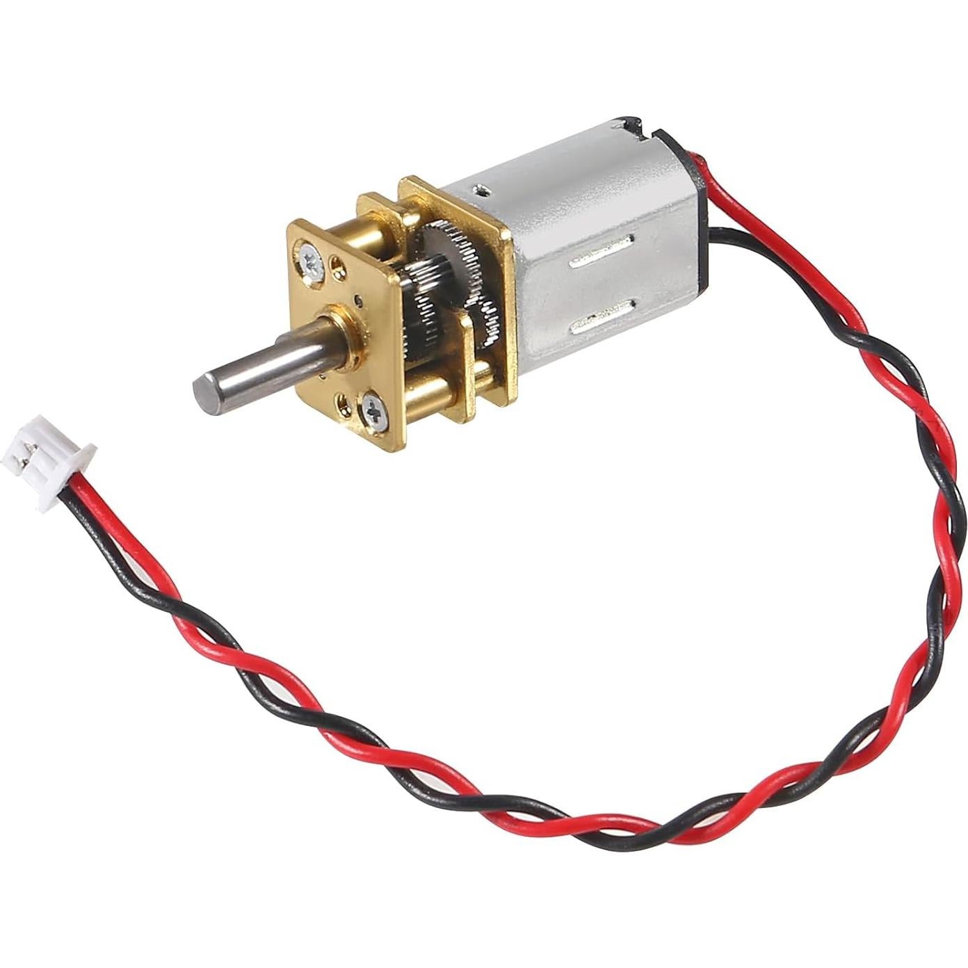 4 PCS Mini Motor de Engranaje N20 DC 3V-6V Metal para Coche RC