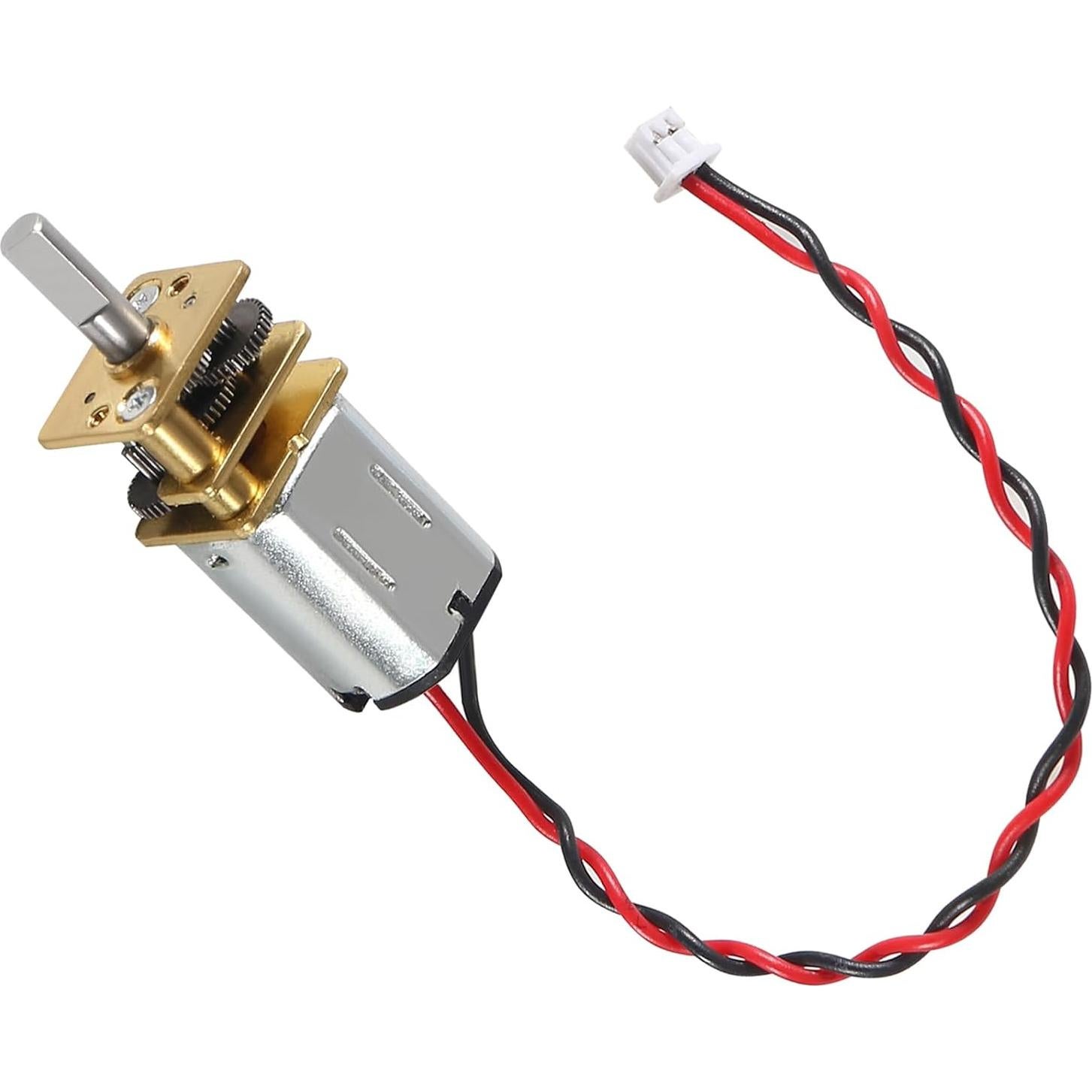 4 PCS Mini Motor de Engranaje N20 DC 3V-6V Metal para Coche RC