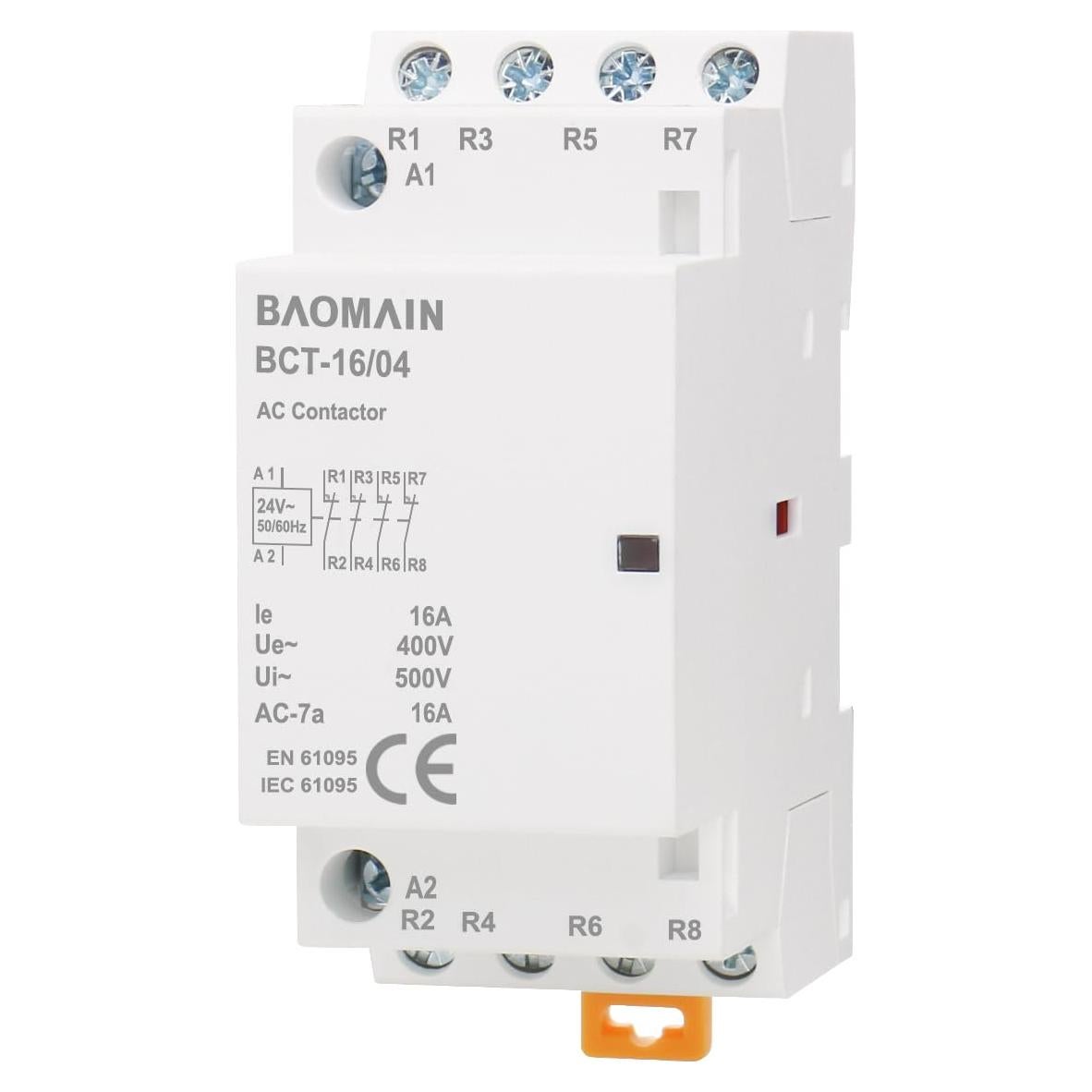 Contactores Modulares Baomain 24V AC 4 Polos 16A BCT-16-04
