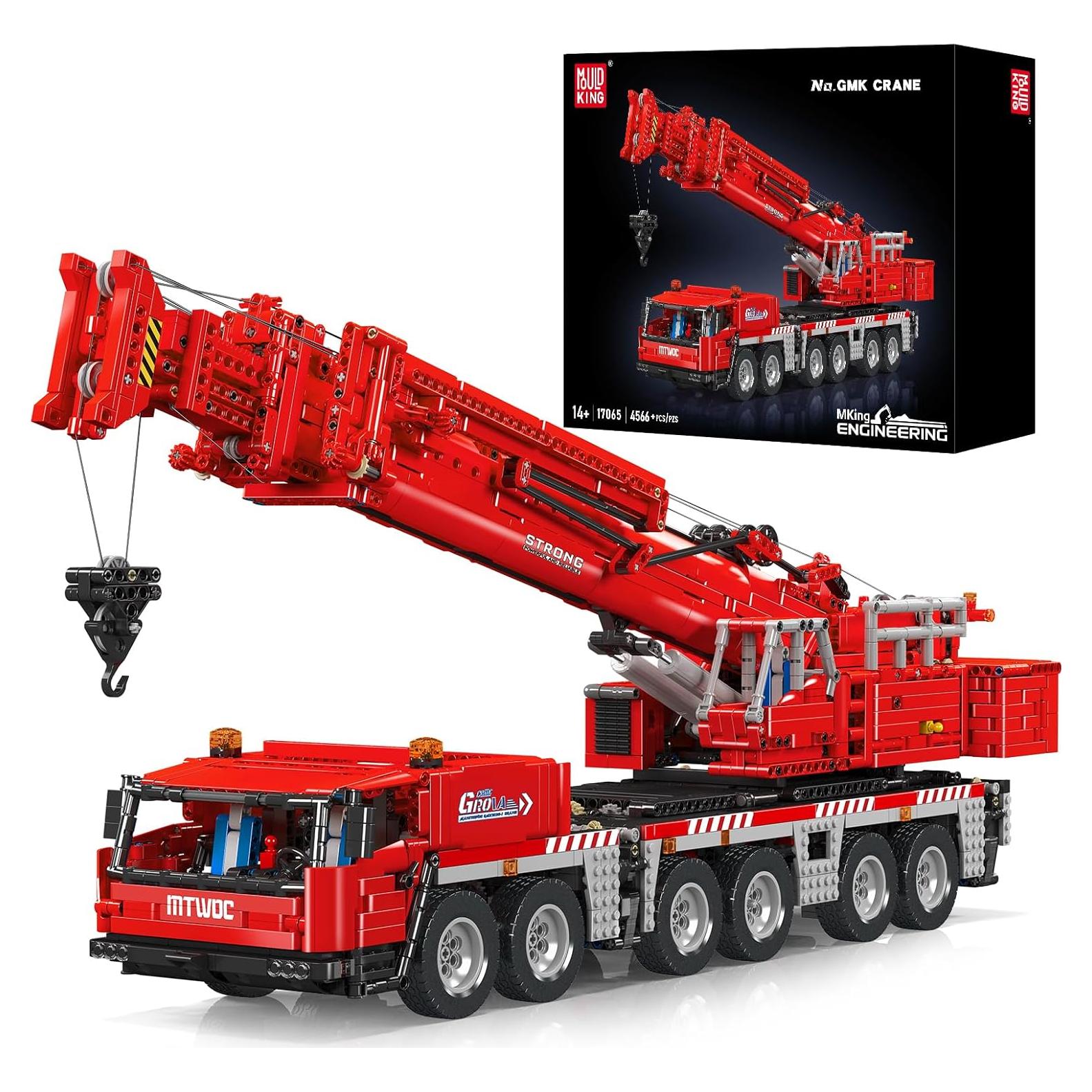 Set de Construcción Grúa Móvil Mould King 17065 4566 Piezas