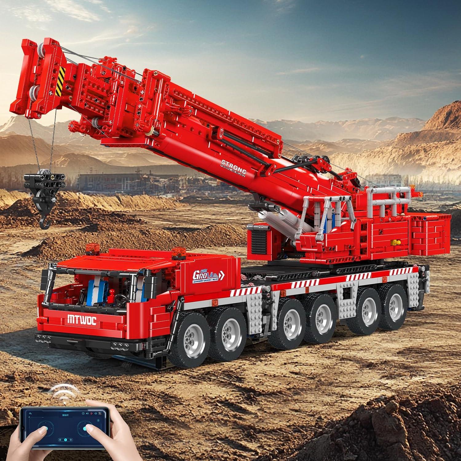 Set de Construcción Grúa Móvil Mould King 17065 4566 Piezas