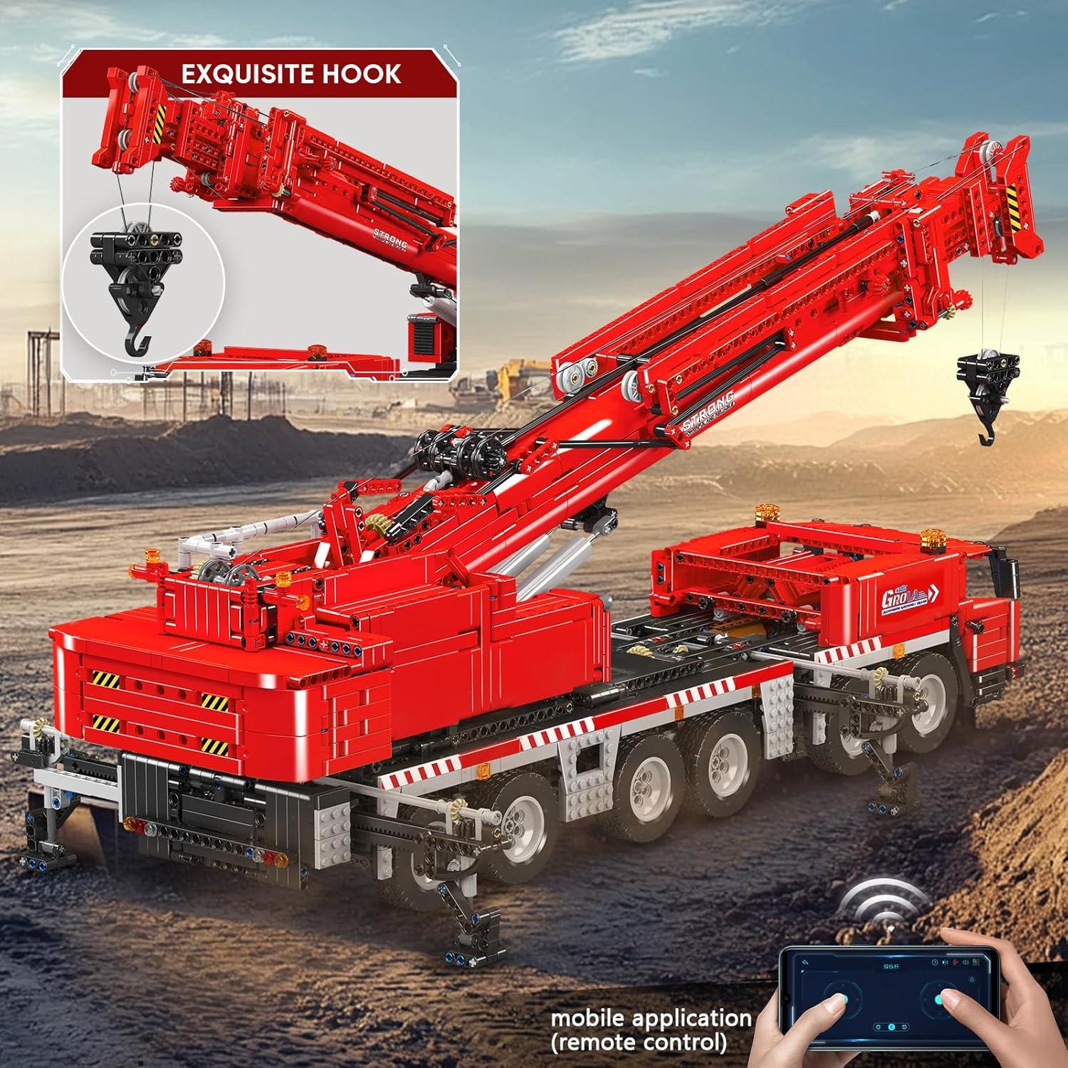 Set de Construcción Grúa Móvil Mould King 17065 4566 Piezas