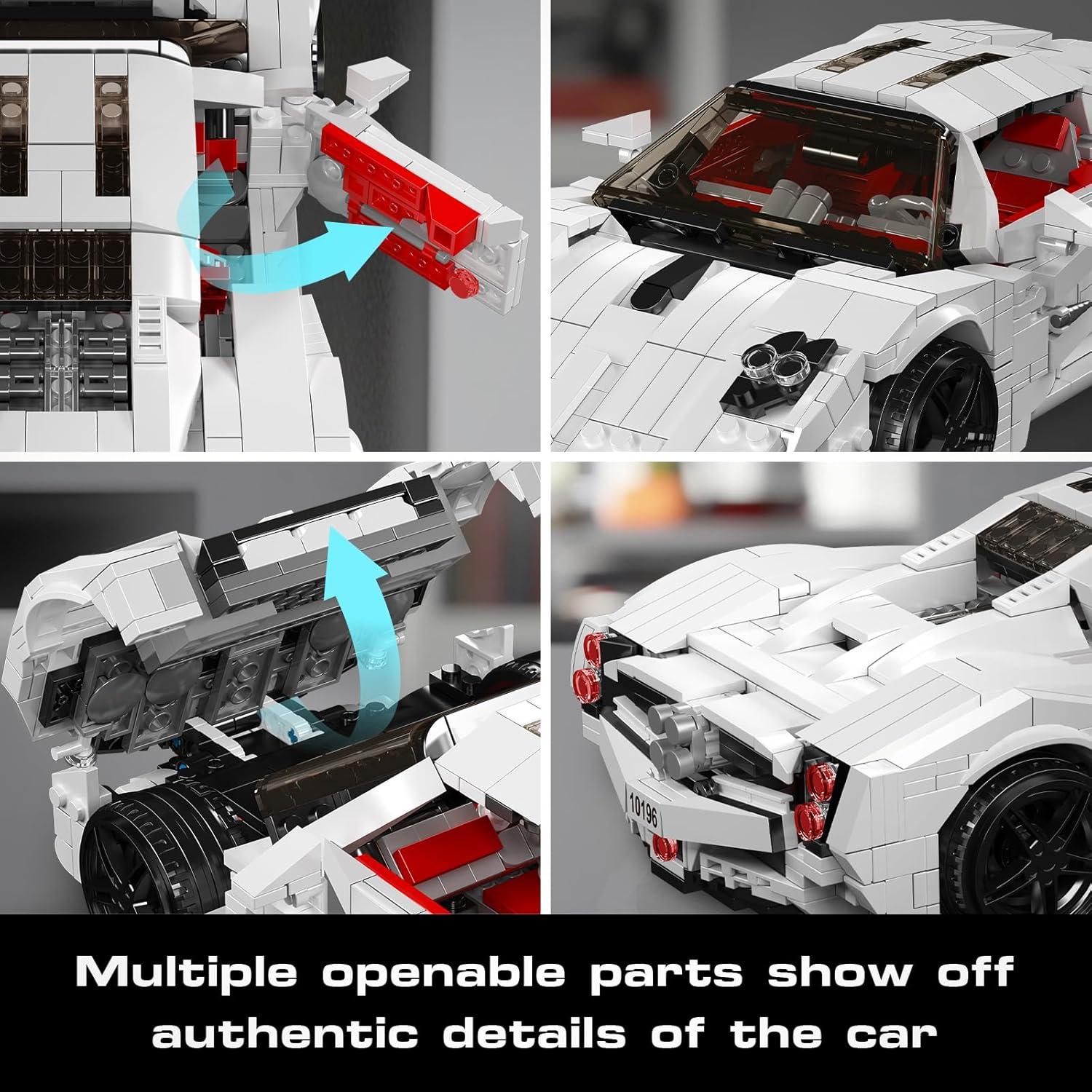 Mould King 10196 Coche Deportivo Clásico 1423 Piezas