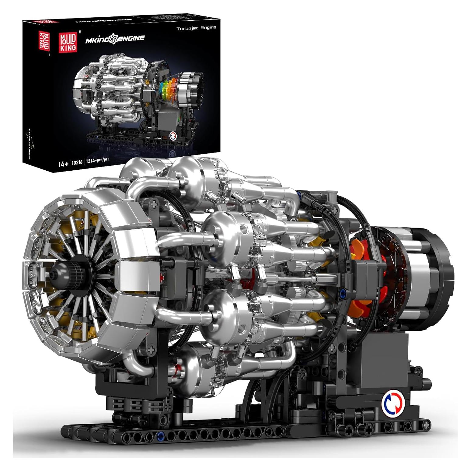 Kit de Construcción Motor Aeronave Mould King 1214 Piezas