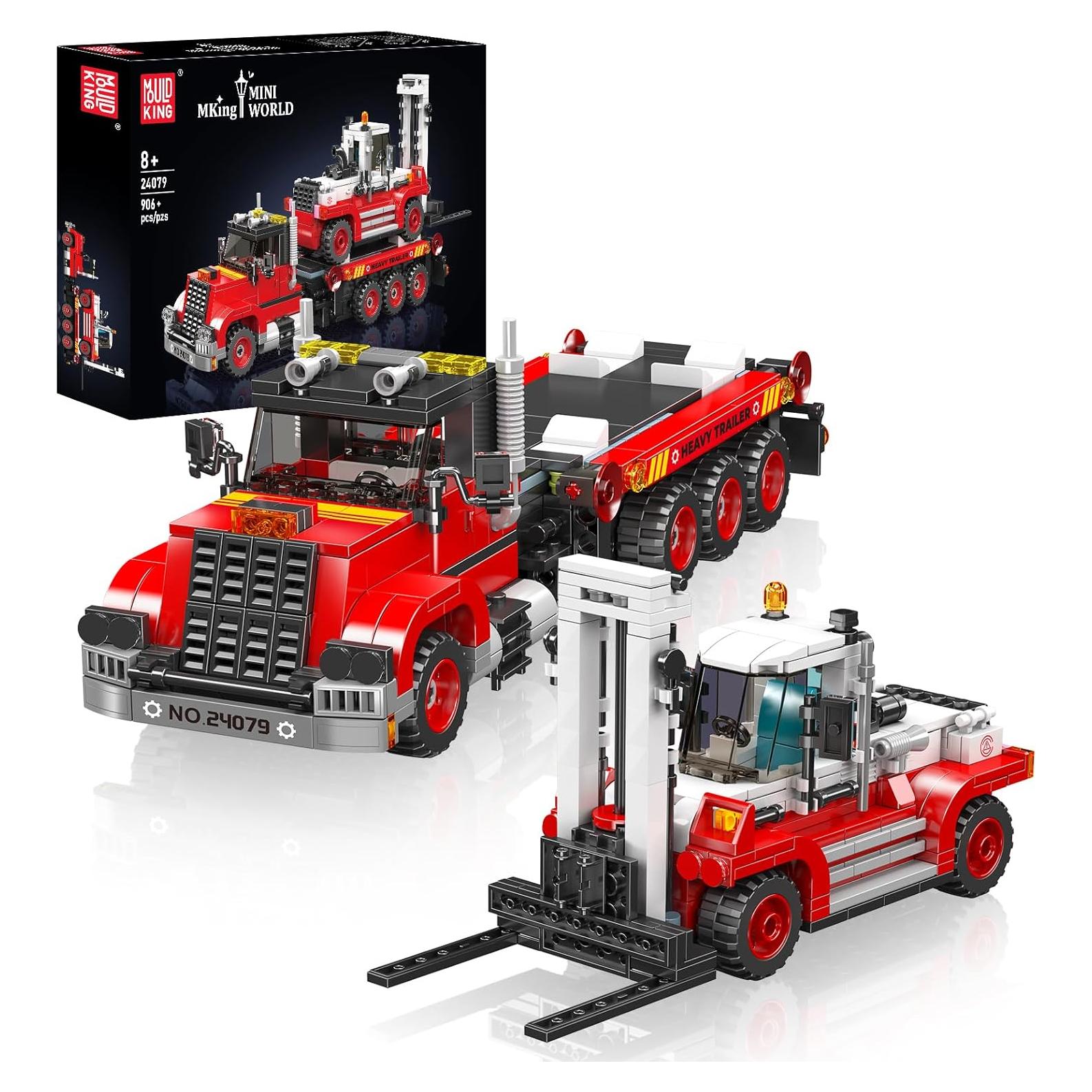 Kit de Construcción Mould King 24079 Camión y Montacargas 2 en 1