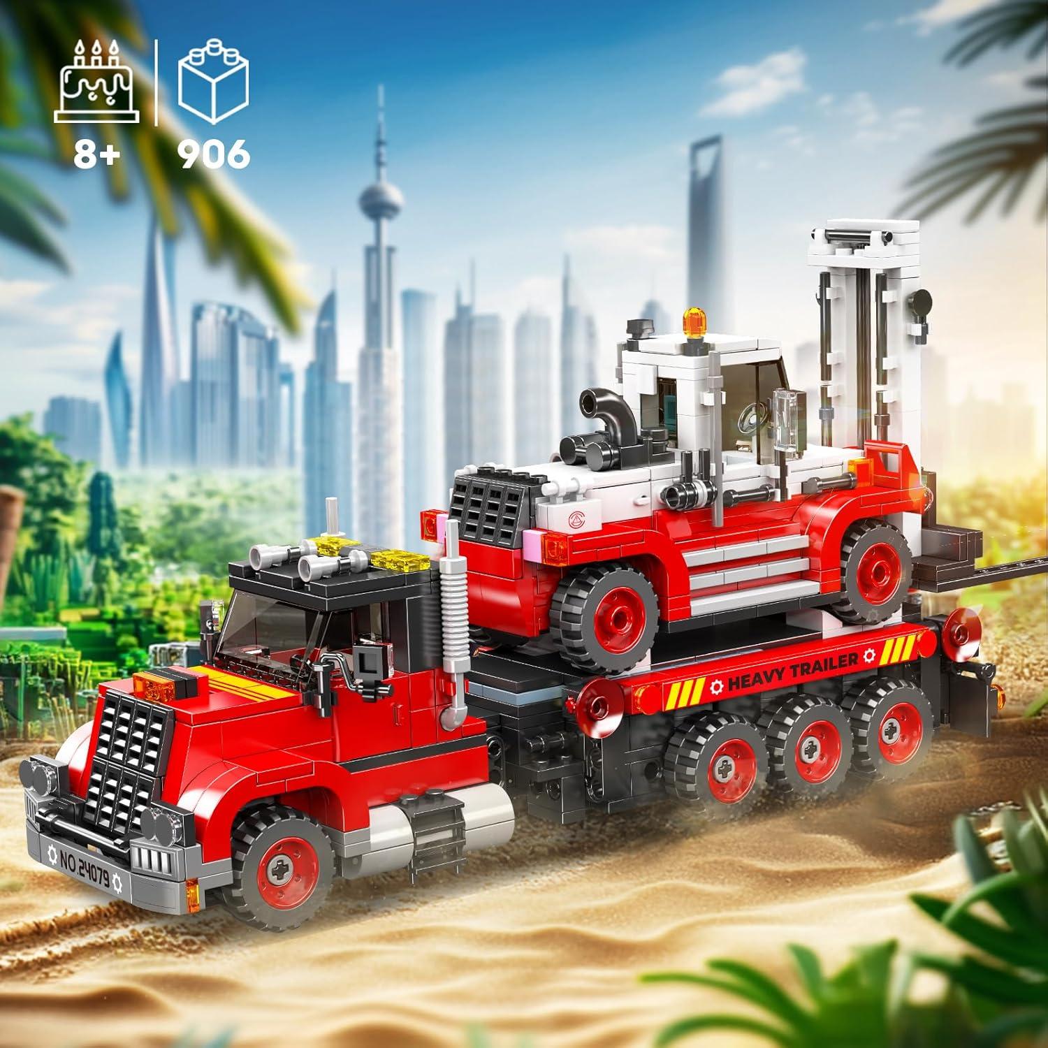 Kit de Construcción Mould King 24079 Camión y Montacargas 2 en 1