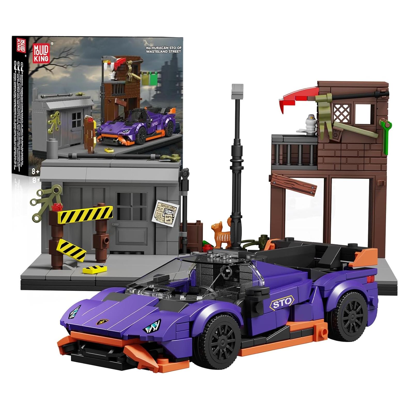 Set de Construcción Mould King 24063 Carro STO y Ciudad 610 PCS