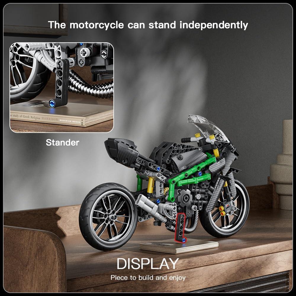 Mould King 23002 Kit de Construcción Motocicleta 639 Piezas