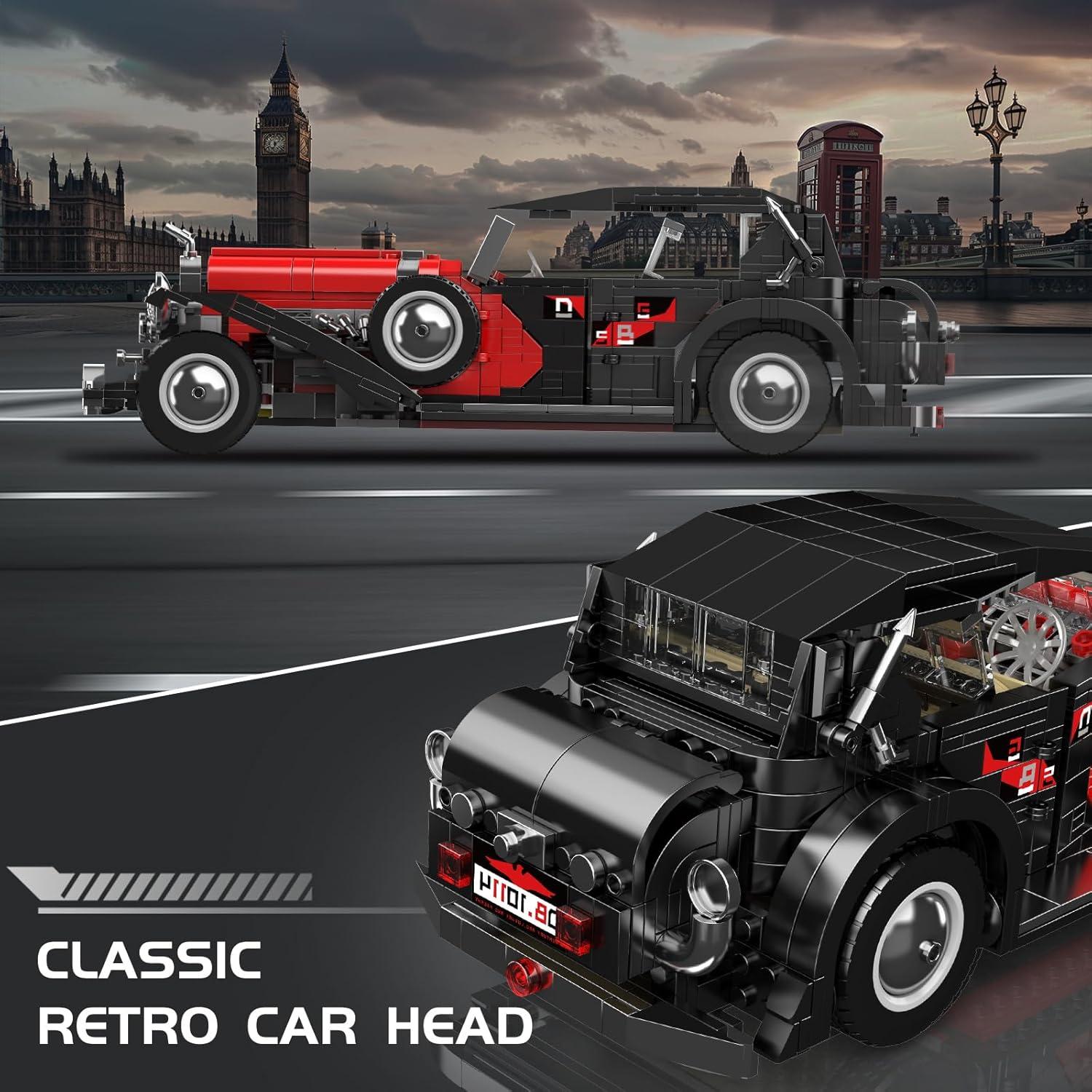 Mould King 10114 Coche Clásico Vintage 1308 Piezas