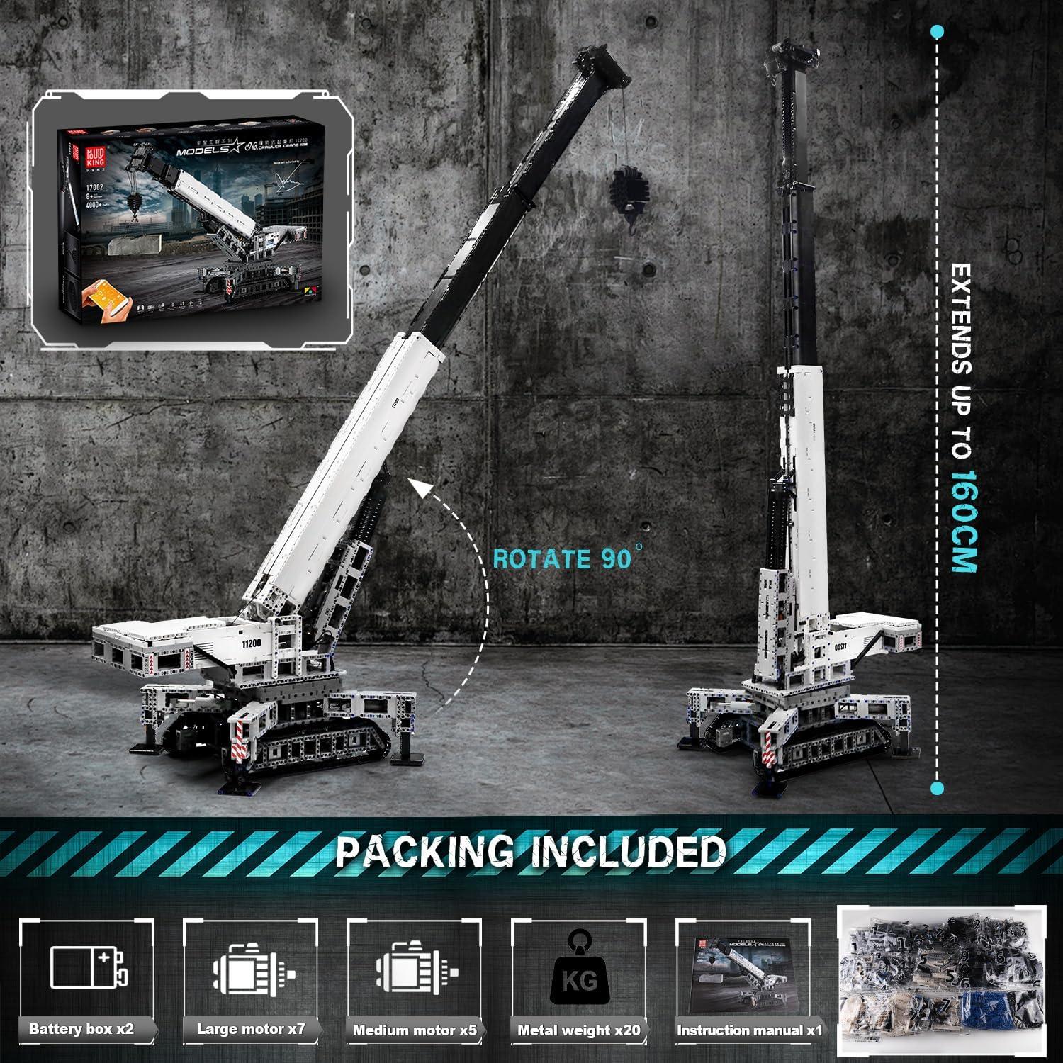 Kit de Bloques de Construcción Mould King Camión Grúa 4000 PCS