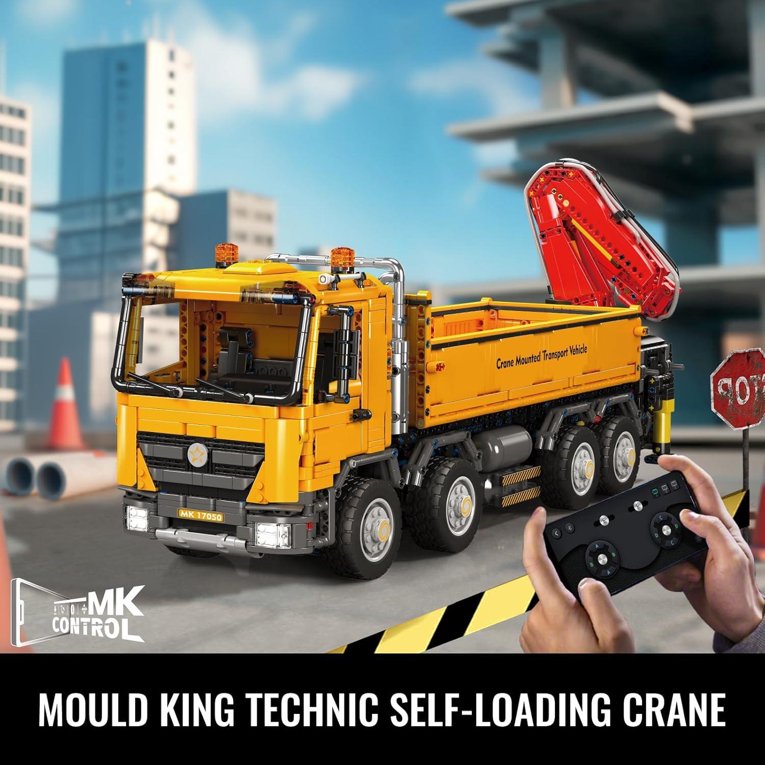 Grúa Móvil de Construcción Mould King 17050 4012 Piezas RC
