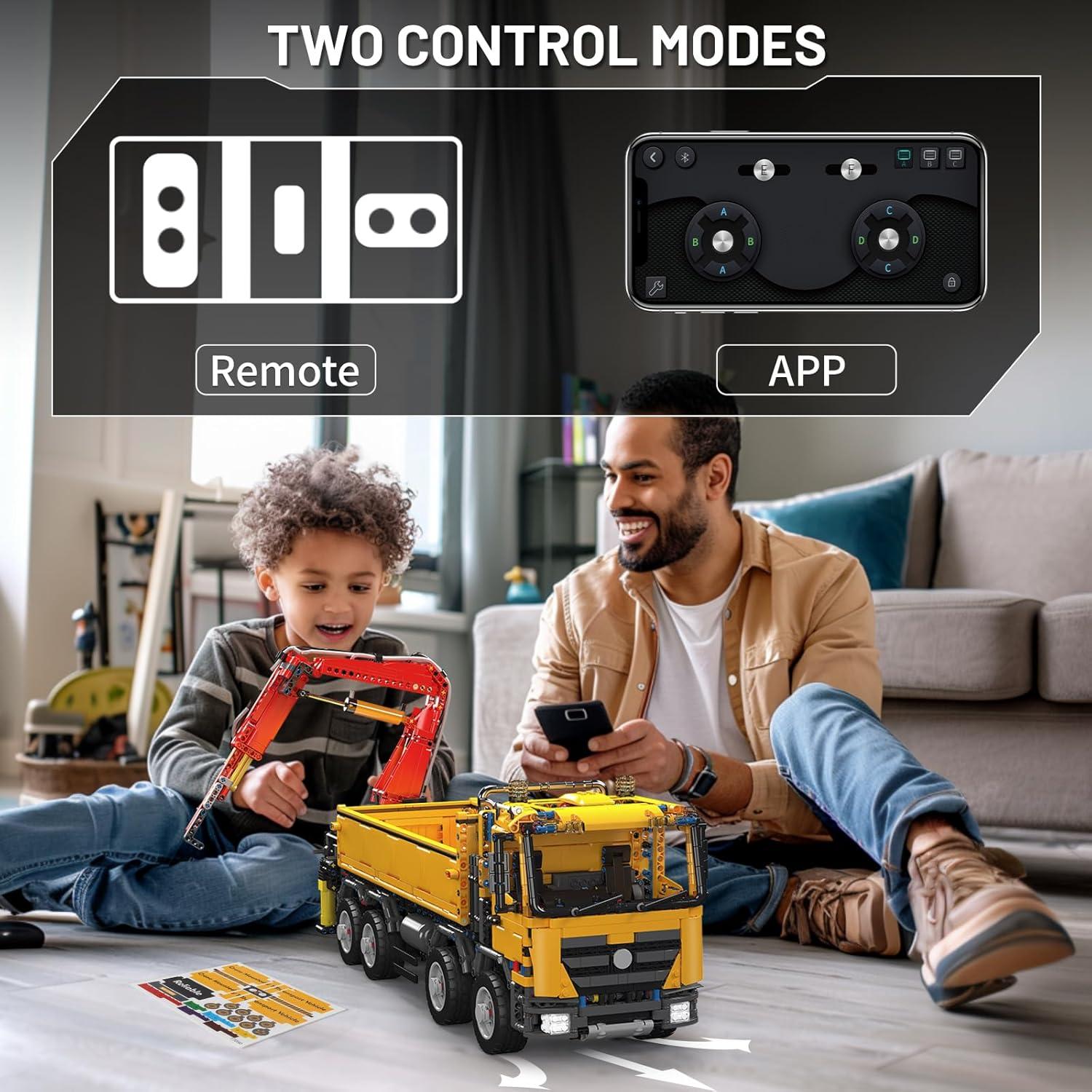 Grúa Móvil de Construcción Mould King 17050 4012 Piezas RC