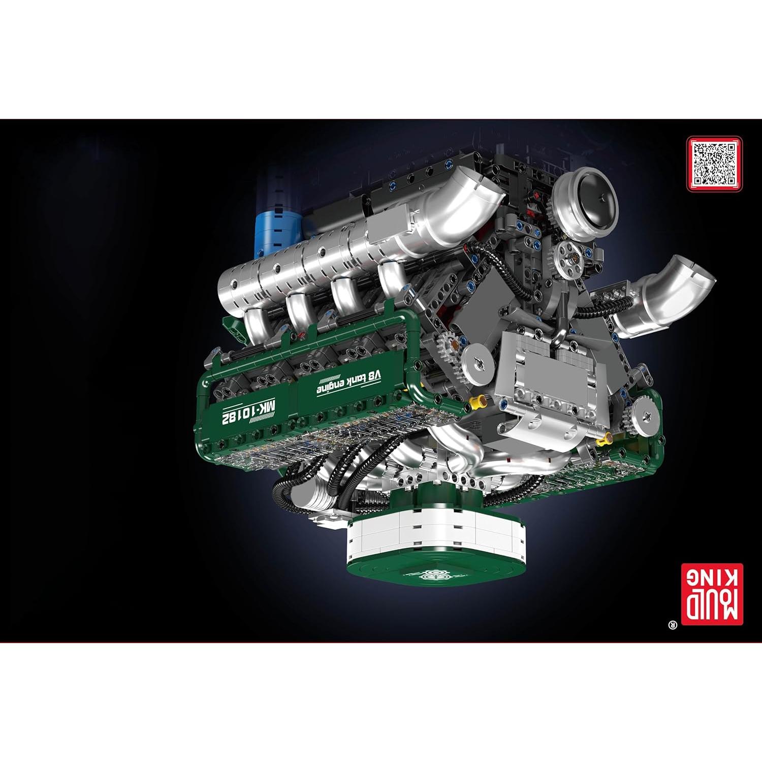 Mould King 10182 Kit Motor V8 2250 Piezas Juguete STEM