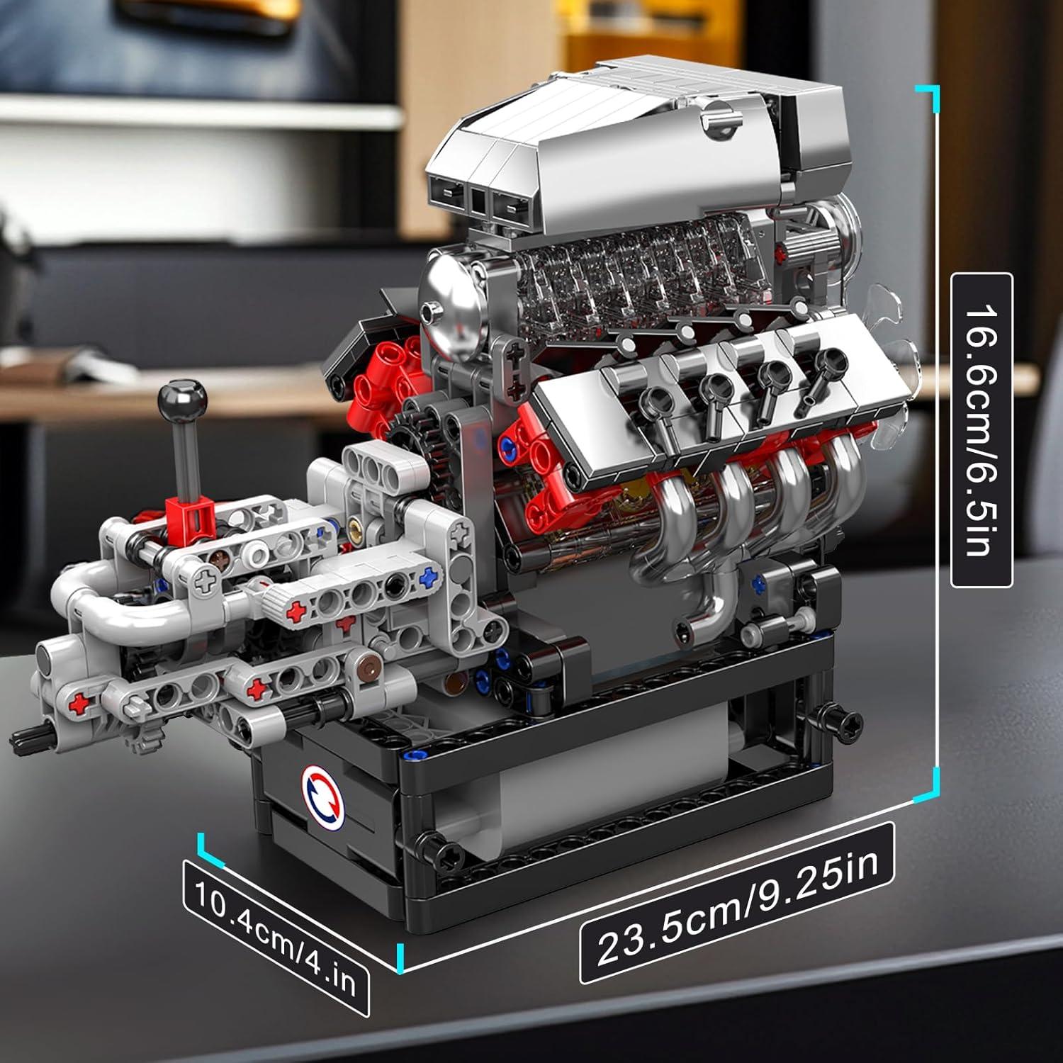 Kit de Construcción Motor Dodge V8 Mould King 10225 855 Piezas